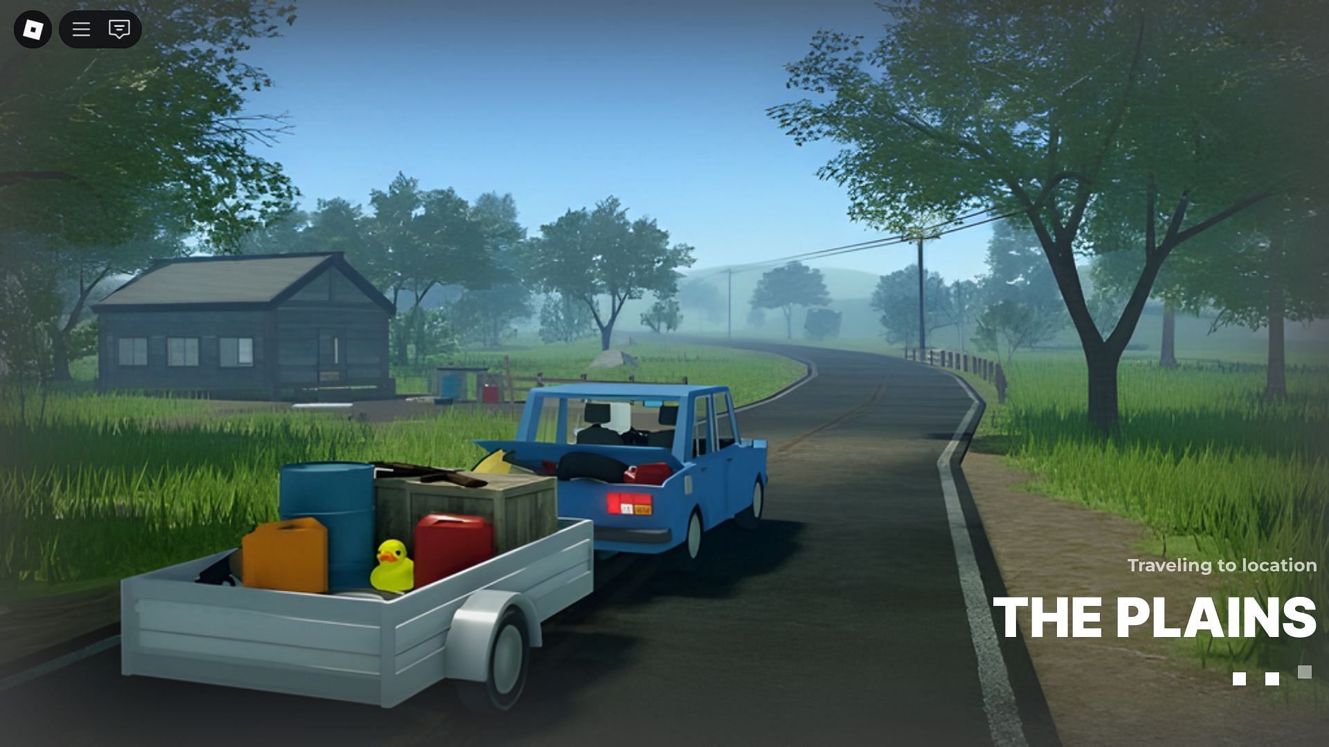 The Transit Ace Car quest can be started in The Plains (Image via Roblox)